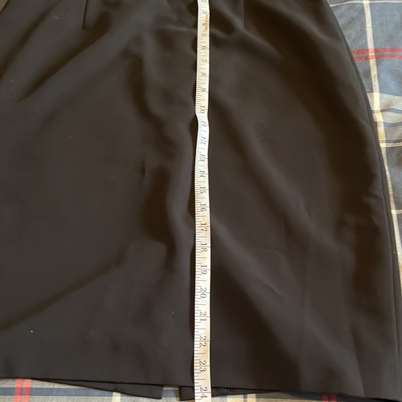 Lined black Pencil Skirt - Picture 4 of 5